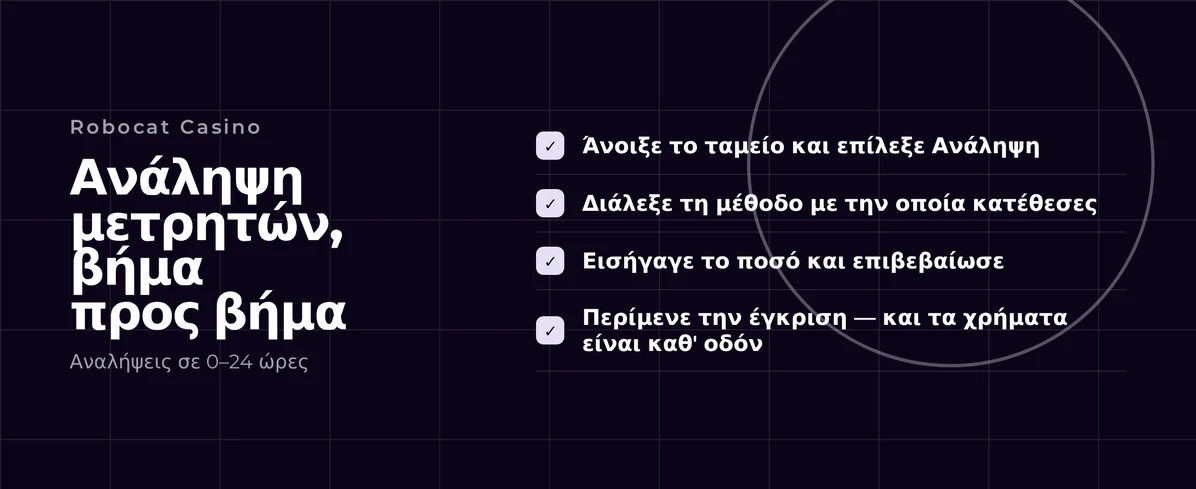 Βήματα ανάληψης δες.